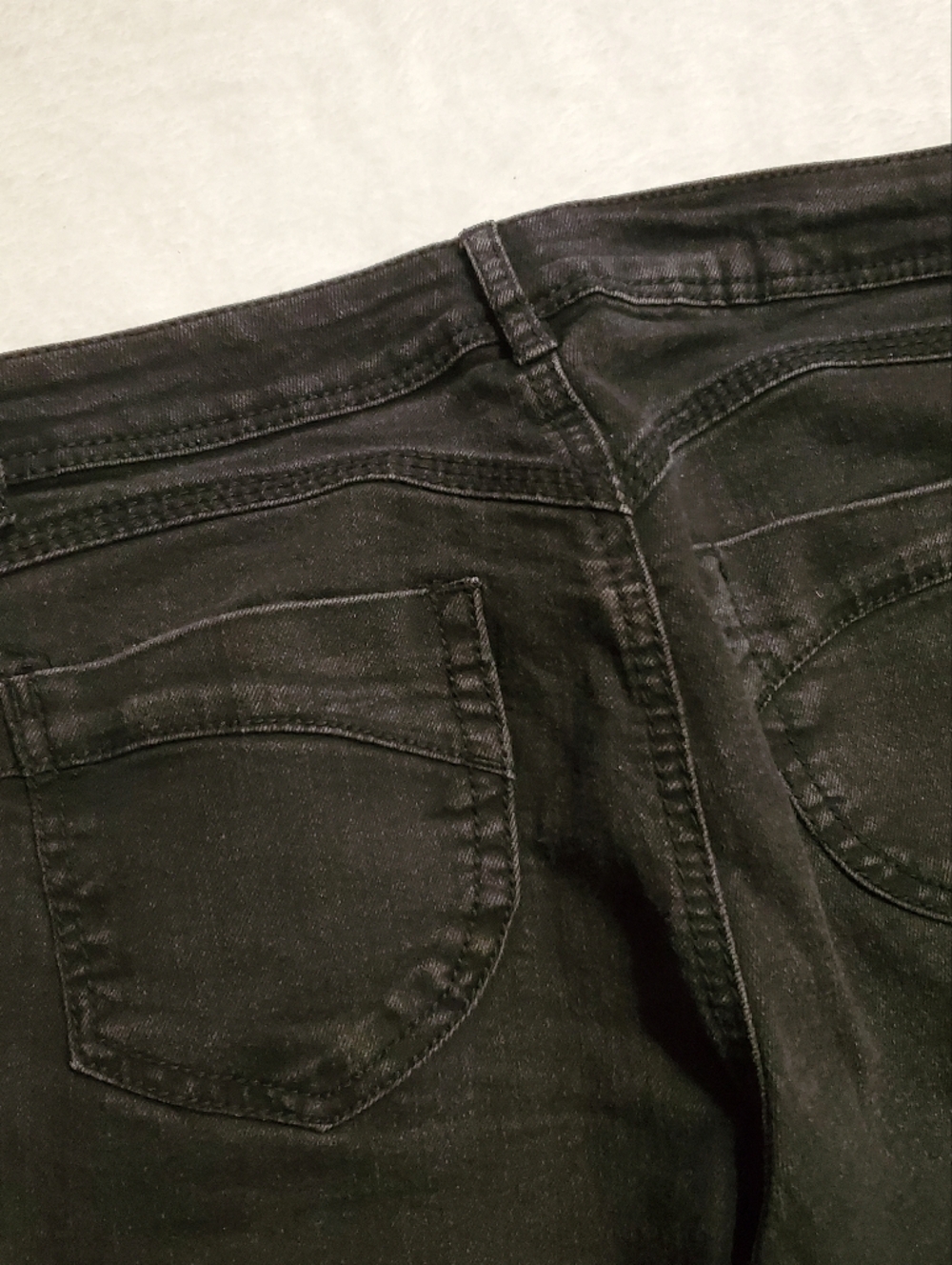 Wishful Park Black Jeans with Pink Logo - Picture 4 of 4